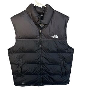 The North Face Nuptse Goose Down Puffer Vest Mens Large 700 Full Zip Outdoor